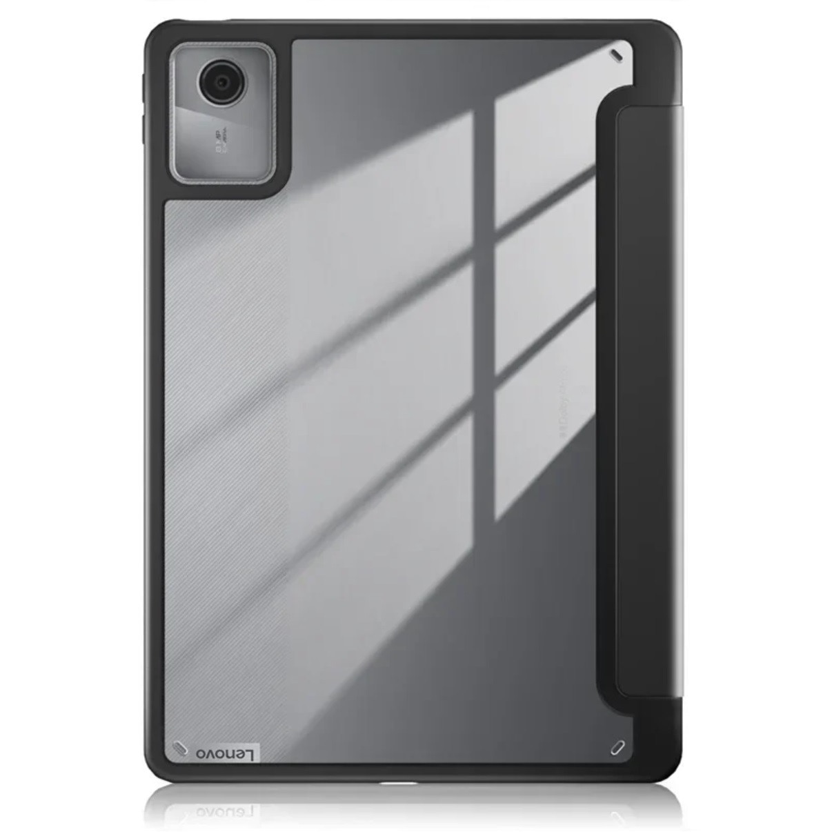 Husa transparenta EtuiTab pentru Lenovo Idea Tab ZAFR0378PL 11", cu suport pentru stylus, albastru, din plastic de inalta calitate