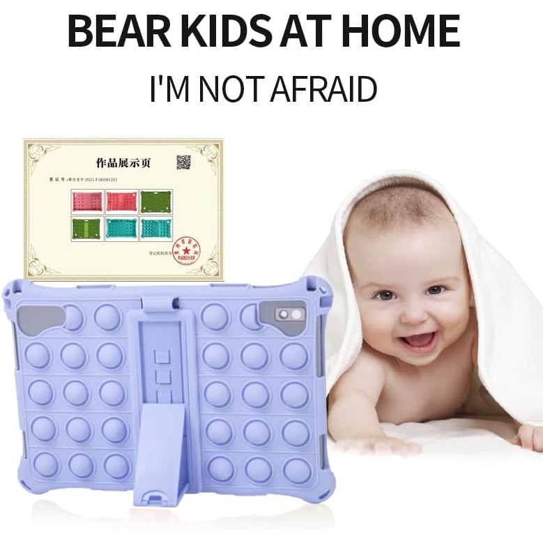 Husa compatibila cu Teclast P20S/M40/M40/M40 10", multicolora