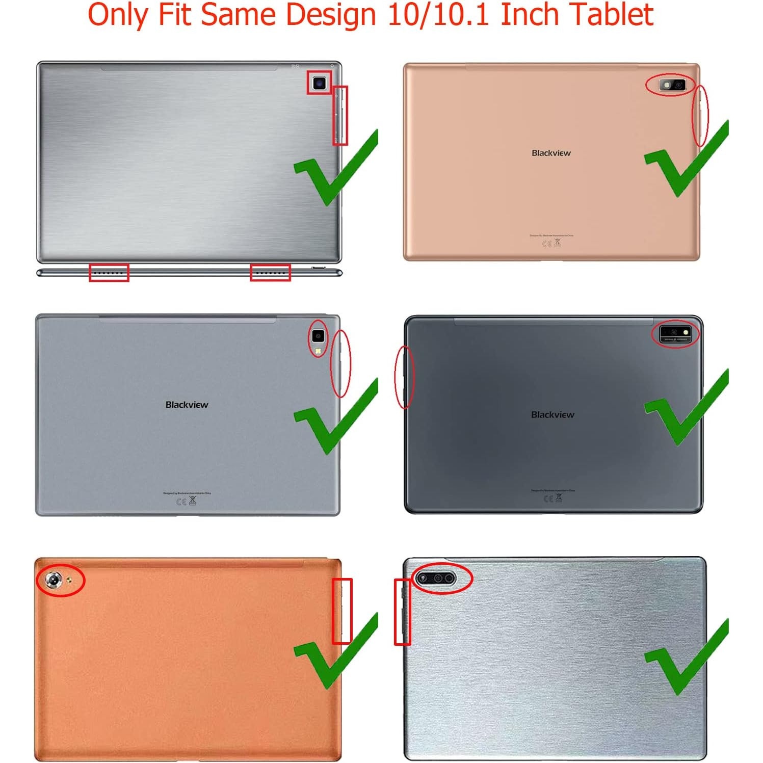 Husa compatibila cu Teclast P20S/M40/M40/M40 10", multicolora