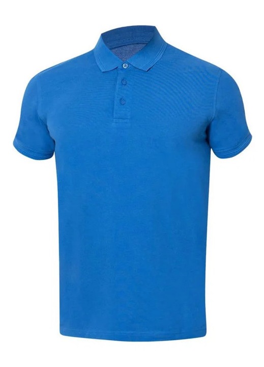 Tricou barbati polo albastru cu maneca scurta, 100% bumbac, Ardon ZIDYN