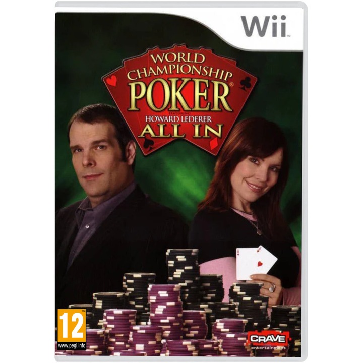World Championship Poker Featuring Howard Lederer All In Nintendo Wii Játékszoftver