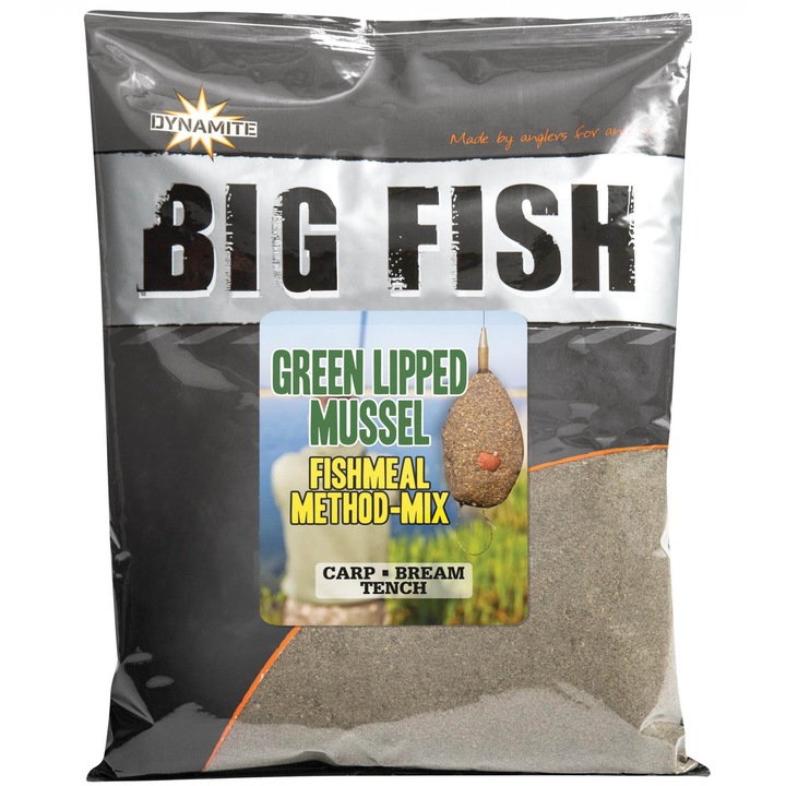 Groundbait, Nada, Pescuit, Dynamite Baits, Big Fish Fishmeal Method Mix Glm 1.8Kg