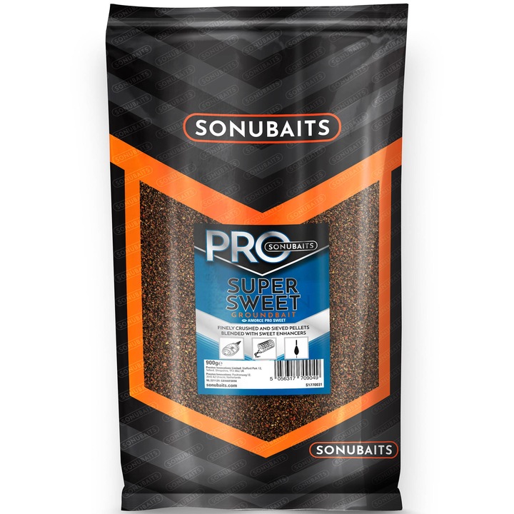 Groundbait, Nada, Pescuit, Sonubaits, Pro Super Dulce 900G