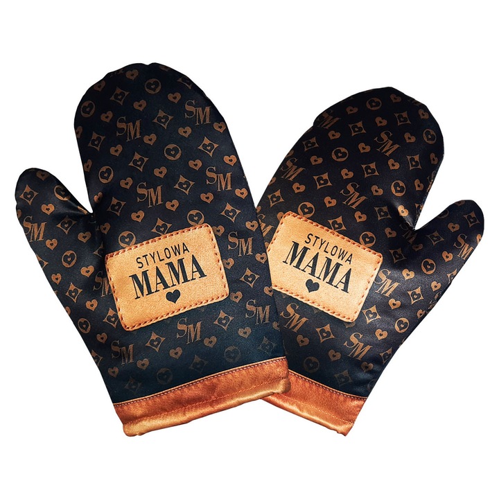 Комплект кухненски ръкавици AAron, цветни, устойчиви на препарати и високи температури, универсални