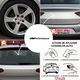 Sticker Auto Bmw M performance 4 buc, Etrieri, Oglinda, Luneta, Jante, Maner usi, autoadeziv, Cri-Flo, Culoare Negru, Marime 12 cm