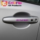 Sticker Auto Hyundai tucson 4 buc, Etrieri, Oglinda, Luneta, Jante, Maner usi, autoadeziv, Cri-Flo, Culoare Mov, Marime 10 cm