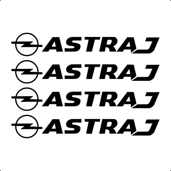 Sticker Auto Opel Astra J 4 buc, Etrieri, Oglinda, Luneta, Jante, Maner usi, autoadeziv, Cri-Flo, Culoare Negru, Marime 10 cm