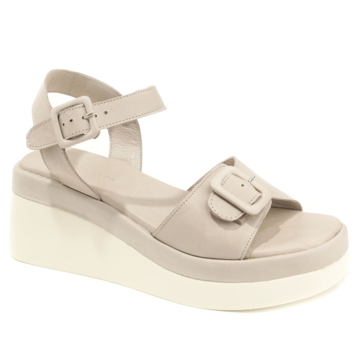 Дамски сандали D58 2213, Сив