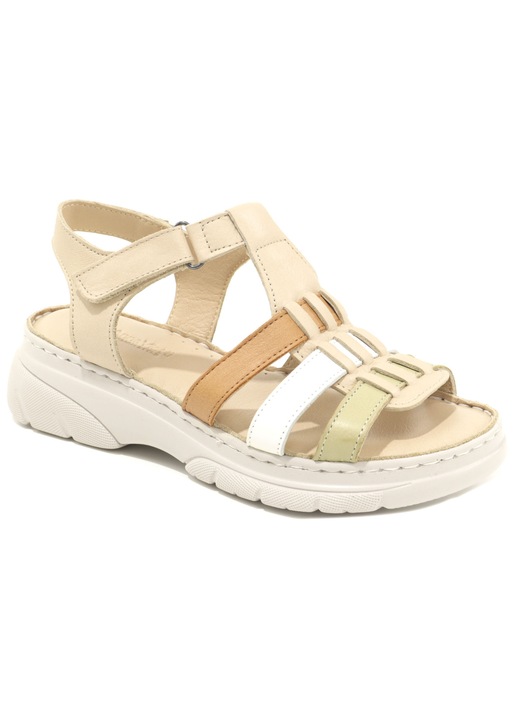 Sandale dama D60 336, Bej