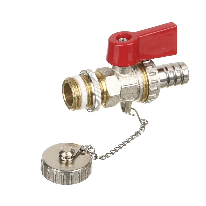 Remer leeresztő szelep, 1/2", pillangó