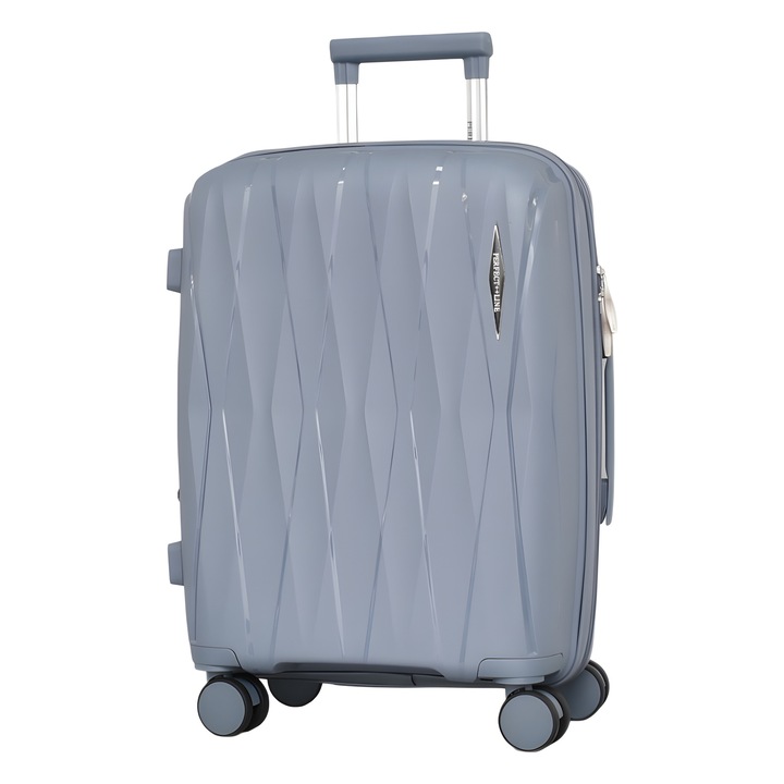 Куфар PERFECT++LINE PP 0606, Разширител, 55/39/23 см, Сив