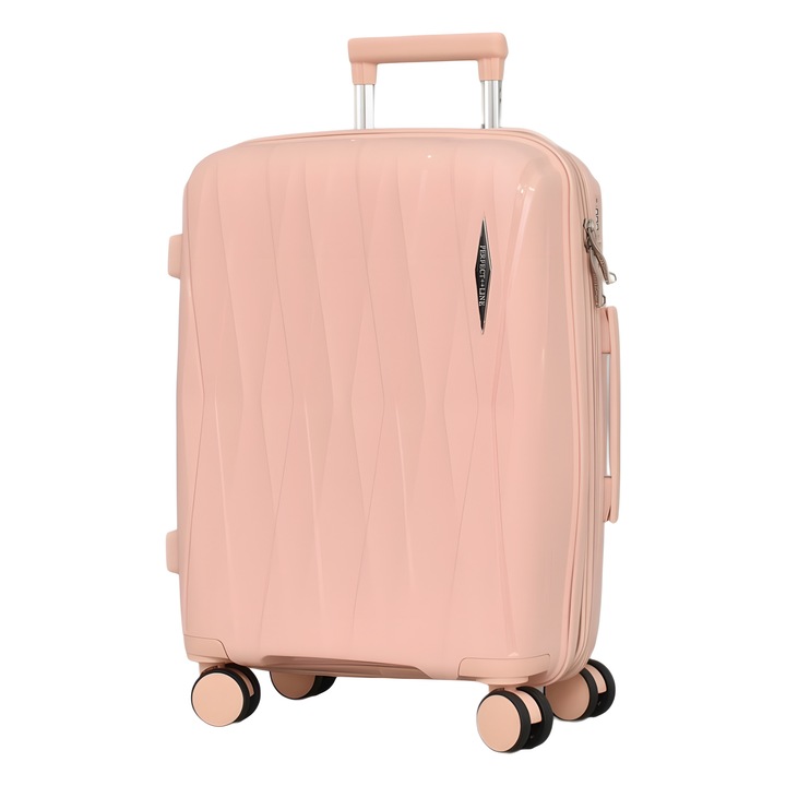 Valiza PERFECT++LINE PP 0606, Expander, 55/39/23 cm, Roz