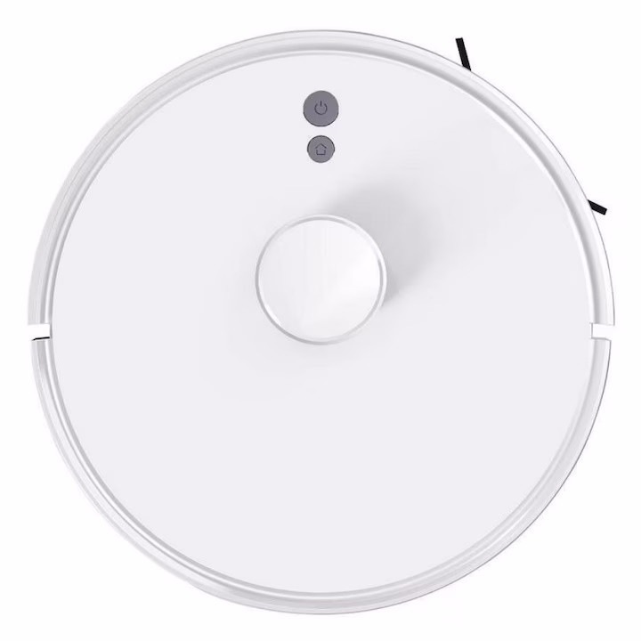 Прахосмукачка робот Finlux ROBOT PRO-666W Wi-Fi, 4000Pa, 3200mAh, 0.5l, Автономност до 170мин., HEPA H12, LiDAR, Бяла