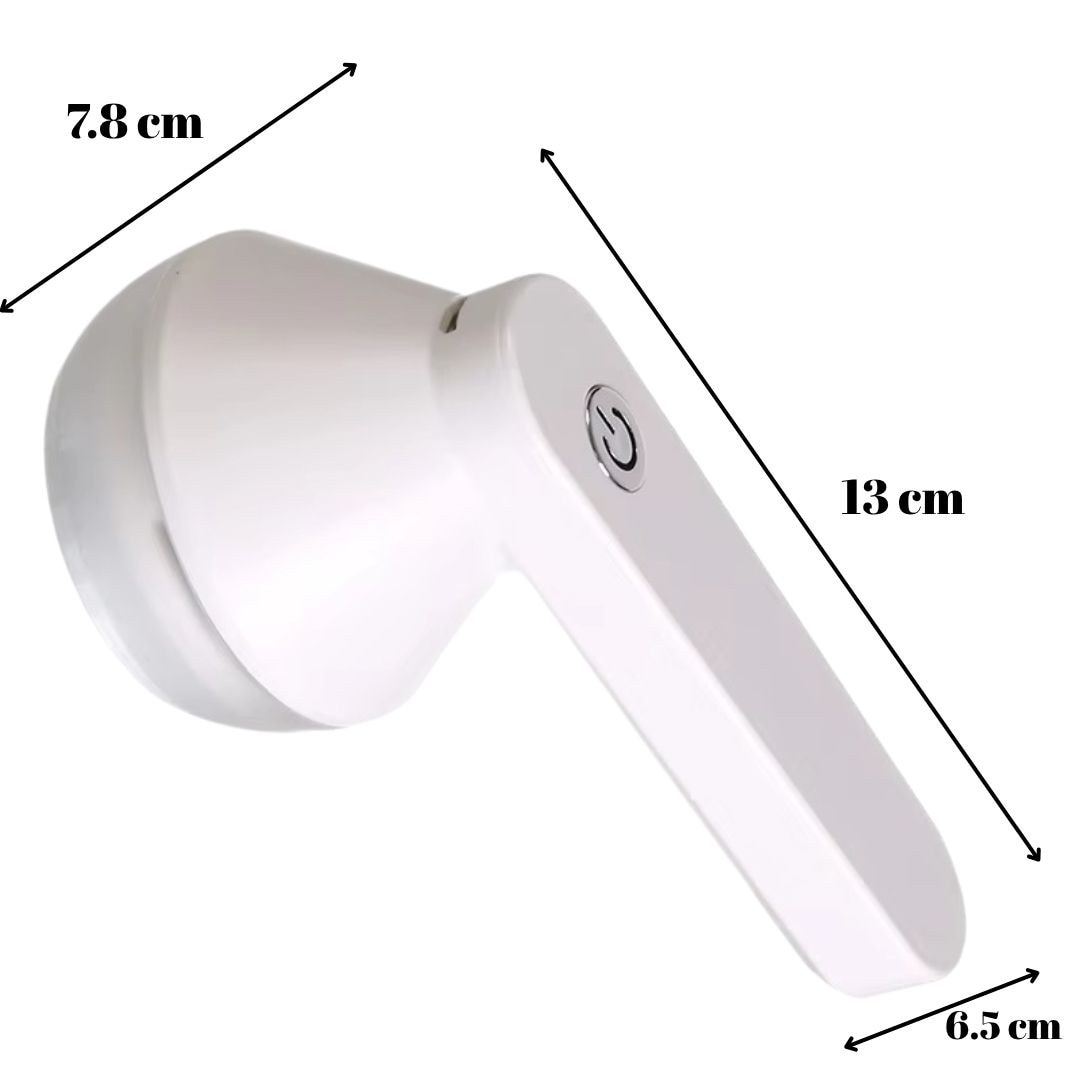 Aparat electric de indepartat scame, lame din otel inoxidabil, reincarcabil USB, potrivit pentru haine, pulovere, par de animale, design compact si portabil, alb