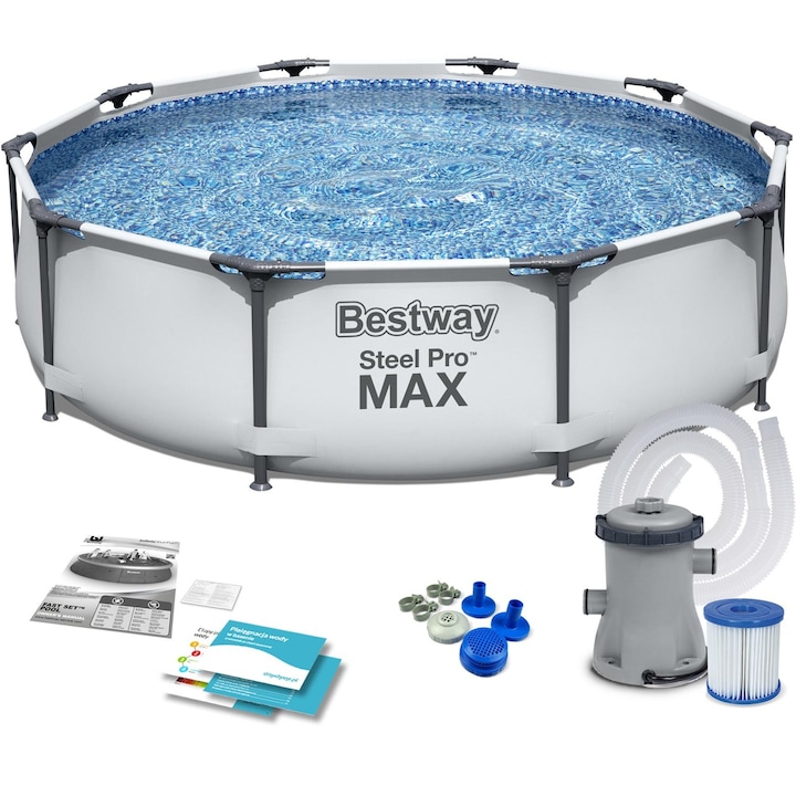 Басейн Bestway 305x76 см 9 в 1 с рамка