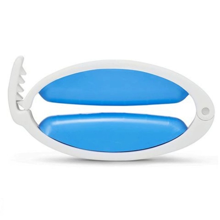 Clema pentru incontinenta masculina, 3 dimensiuni reglabile, confortabila si reutilizabila, usor de curatat, alb/albastru