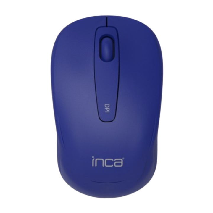 Mouse Inca IWM-331RM, Wireless 2.4 GHZ, 800/1600 dpi, USB Albastru