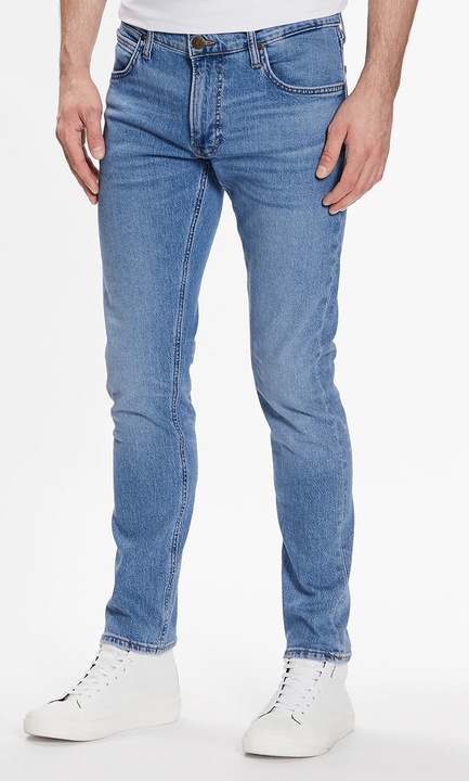 Férfi farmernadrág Lee LUKE pamut/elasztán, kék, Kék