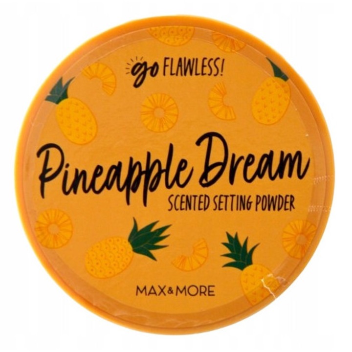 Pudra matifianta, max & more, Pineapple Dream, vegan, 22g
