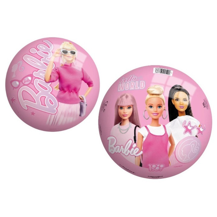 Minge PVC, Barbie, roz, 23cm