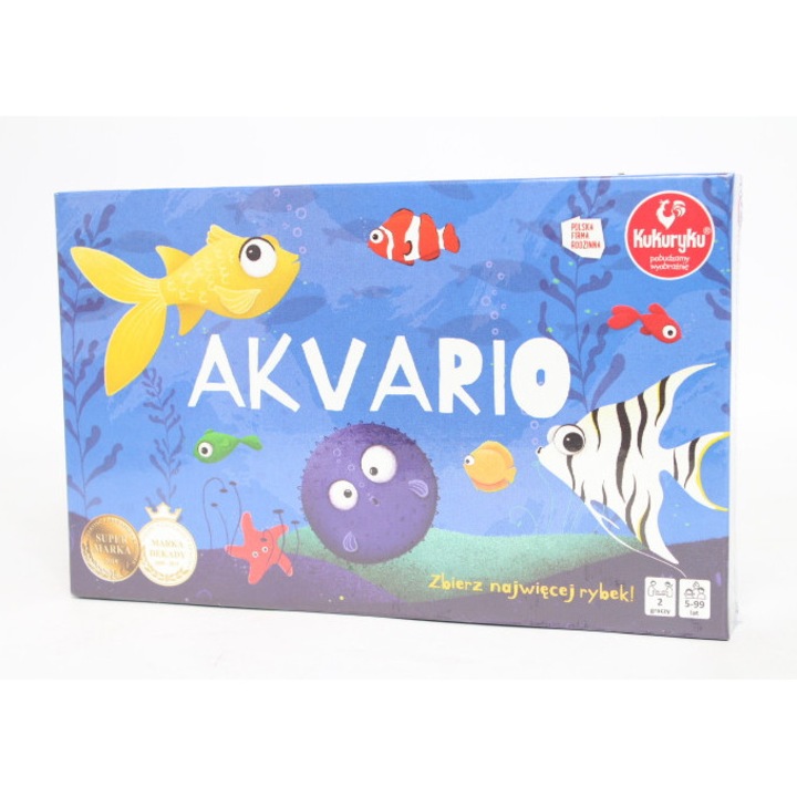 Akvario, Adamigo társasjáték, 48 darabos, 2 játékos, 5+ éves kortól