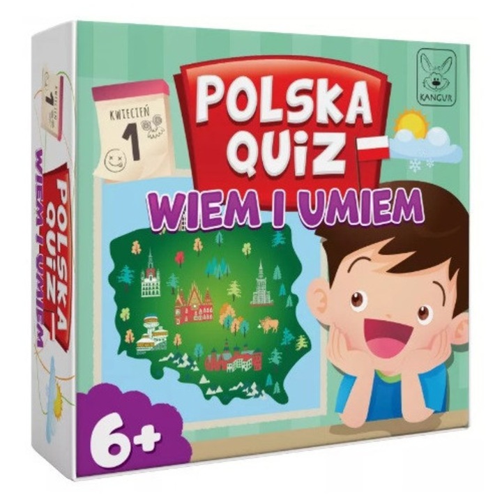 Настолна игра Gra quiz Polska Wiem i umiem 6+, 40162