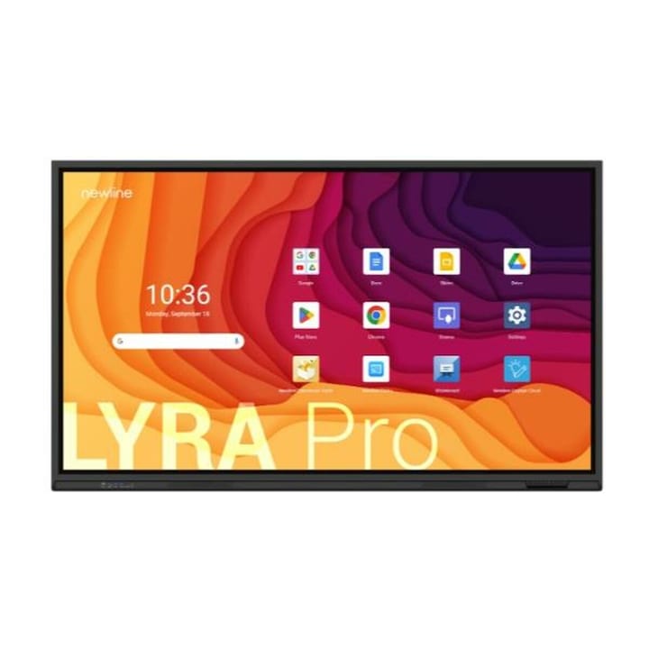Newline Interactive TT-5523QA LCD monitor 55", 4K Ultra HD, érintőképernyős, fekete, 60 Hz