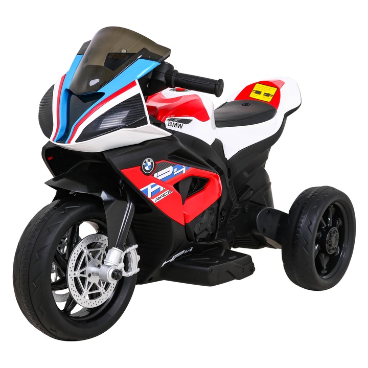 Motocicleta electrica BMW HP4, rosie, 2 viteze