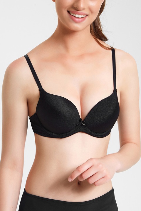 Suwen, Sutien push-up cu sustinere metalica, Negru
