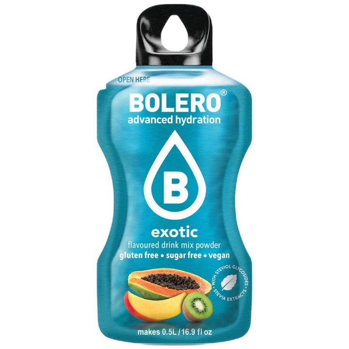 Supliment nutritiv, Bolero, Vitamina C, 3 g, Albastru