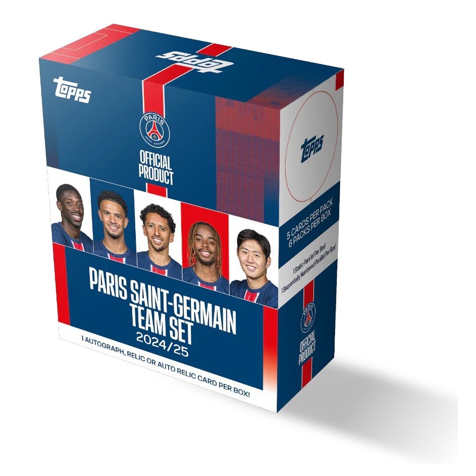 Set de cartonase de fotbal Topps 2024-25 Topps Paris Saint Germain