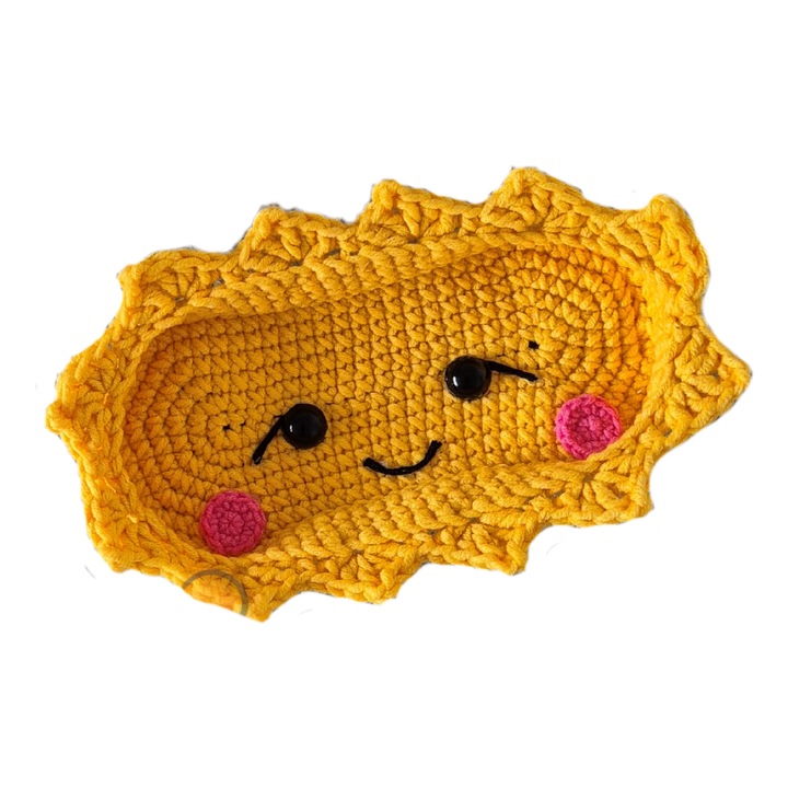 Suport crosetat pentru ochelari soare – Handmade, decor dragut, cadou simpatic