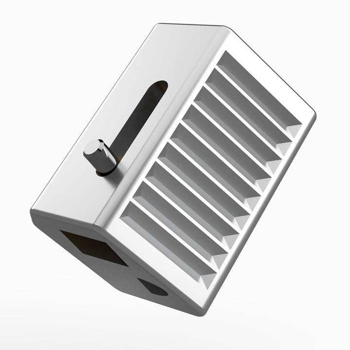 Pachet 10 buc Clema RIZE ZIP-CLIP KL50, 15KG- argintiu