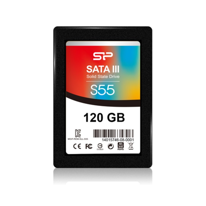 SSD 120 GB-os Slim S55, 2,5", SATA 6 Gb/s