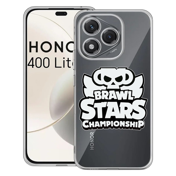 Силиконов калъф BestCase за Honor 400 Lite 5G, Brawl Stars ChampionShip, Antisoc, Camera Protection, Clear Silicon 2MM, 1997766 T 1686