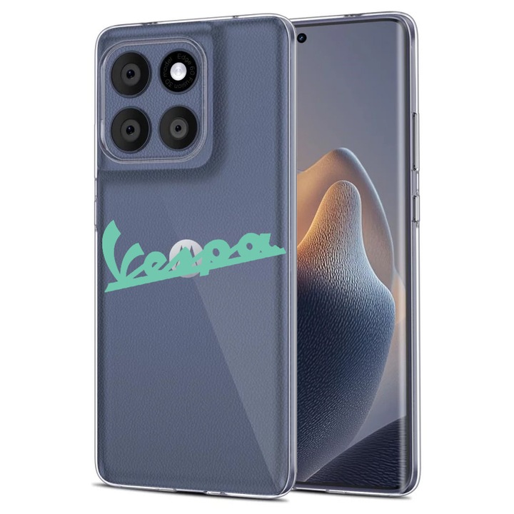 Силиконов калъф BestCase за Motorola Edge 60 Fusion 5G, Vespa, Antisoc, Camera Protection, Clear Silicon 2MM, 1997854 T 1709