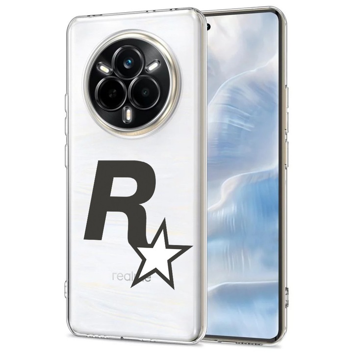 Husa pentru Realme 14 Pro 5G, BestCase® Clear Silicon 2MM, Rock Star, Antisoc, Protectie camera si ecran, 1988307 T 1467