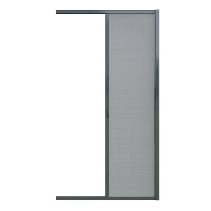 Plasa de tantari pentru usa, cu rama, Prestige, 125 x 220 cm, Protectie impotriva insectelor, Antracit