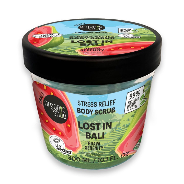 Organic Shop Lost in Bali testradír, 300 ml