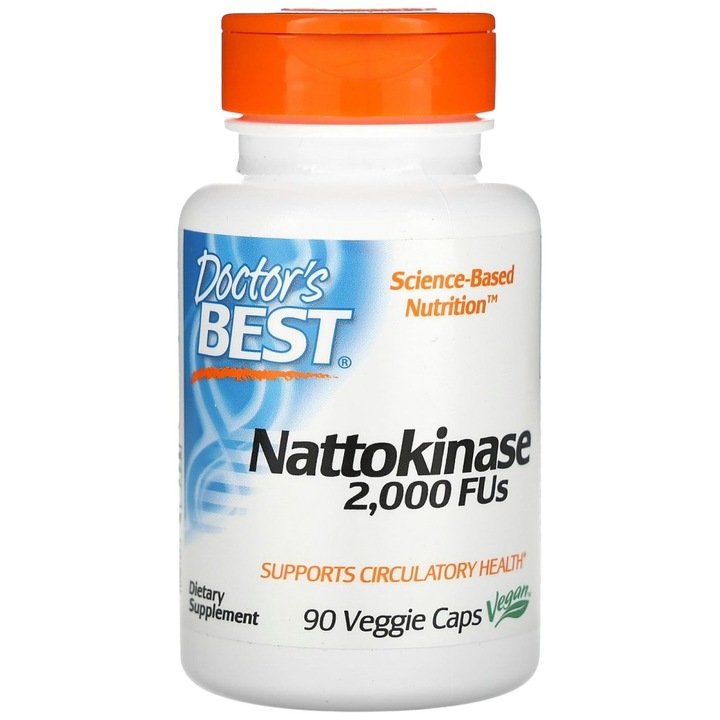 Supliment alimentar Doctors Best BEST Nattokinase 2.000 FU, 90 capsule