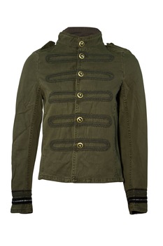 Jacheta army cu epoleti Seven Sisters, Bumbac 100%, pentru femei, Kaki Jacheta army cu epoleti Seven Sisters, Bumbac 100%, pentru femei, Kaki