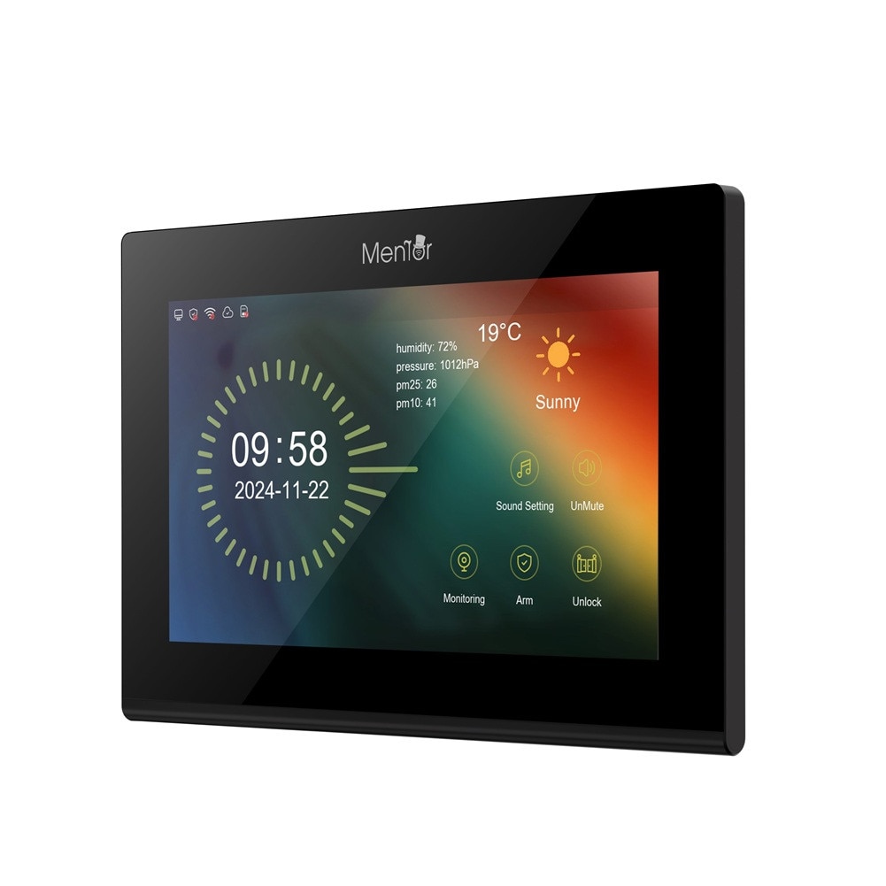 Monitor IP TouchScreen Wireless Mentor SY103 pentru sisteme de ...