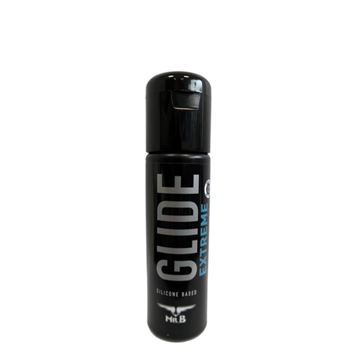 Lubrifiant cu efect de relaxare, pe baza de silicon, Mister B Glide Extreme, 100 ml