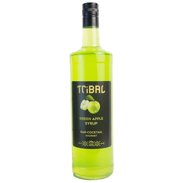 Sirop Cocktail, Tribal Syrup, Mere verzi, 1000ml