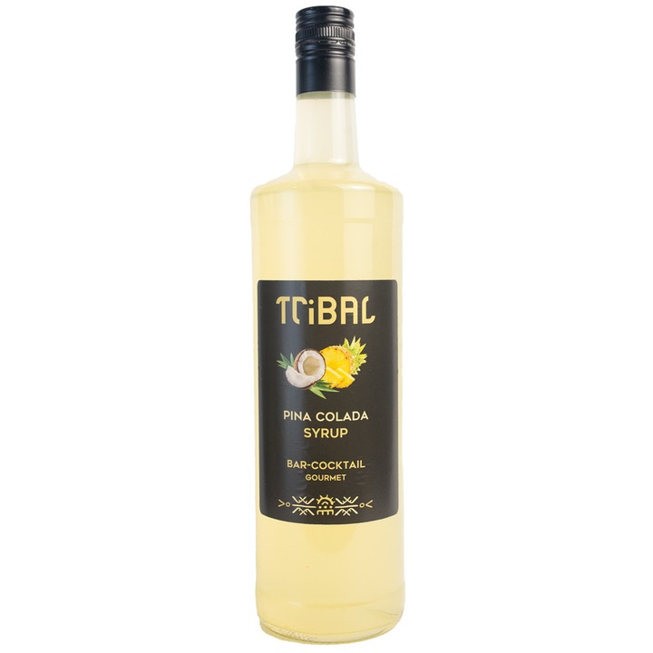 Sirop Cocktail, Tribal Syrup, Pina Colada fara zahar, 350ml