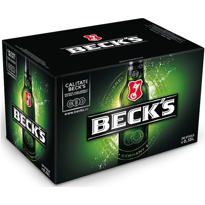 Bere blonda Becks, bax 0.33L x 24 st
