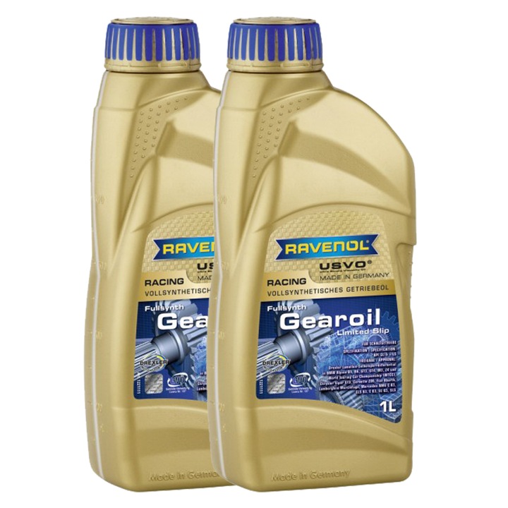 2 literes Ravenol Racing Gearoil USVO olajcsomag