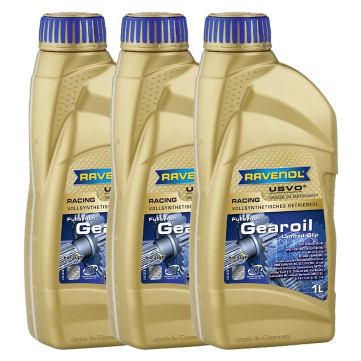 3 literes Ravenol Racing Gearoil USVO olajcsomag