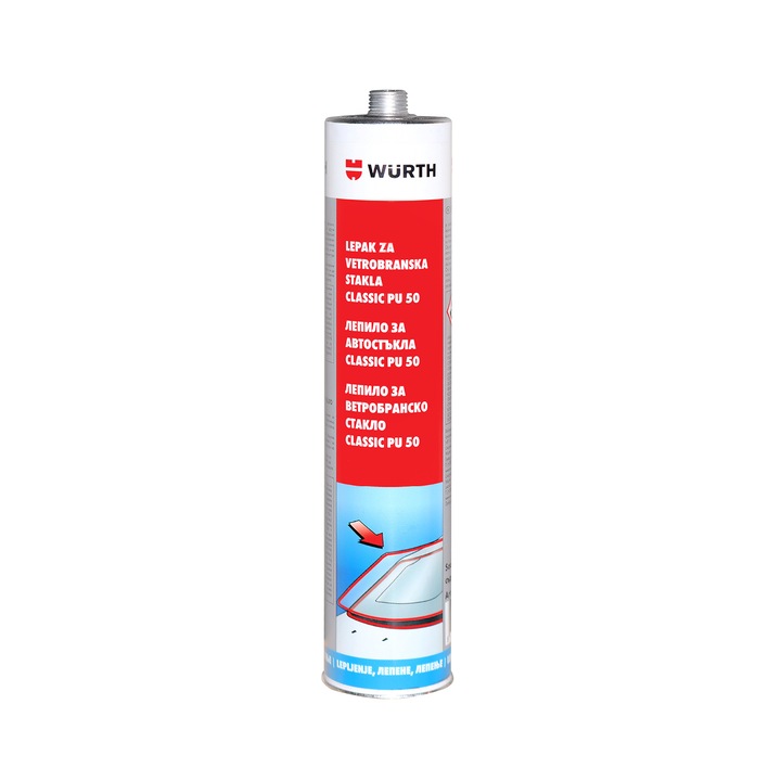 Adeziv Wurth Classic PU 50 pentru geamuri auto, 310 ml