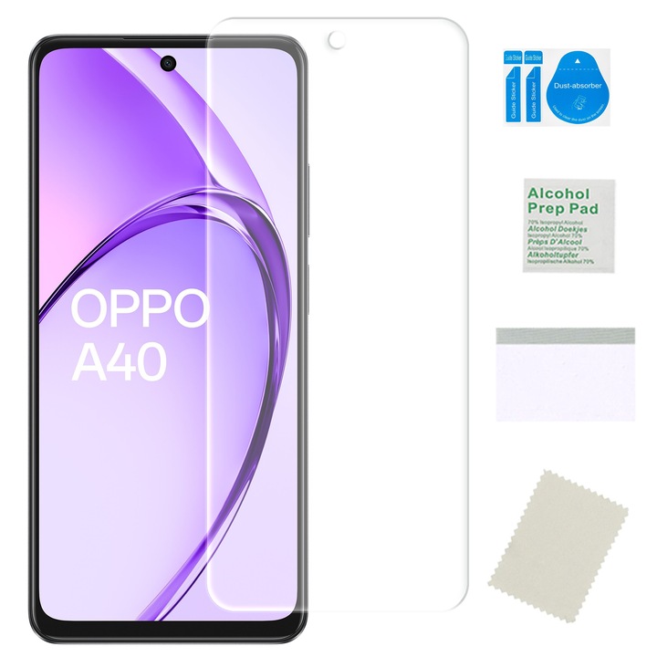 Folie hidrogel pentru protectia ecranului Samsung Galaxy A35, 0.13mm, transparent, set complet